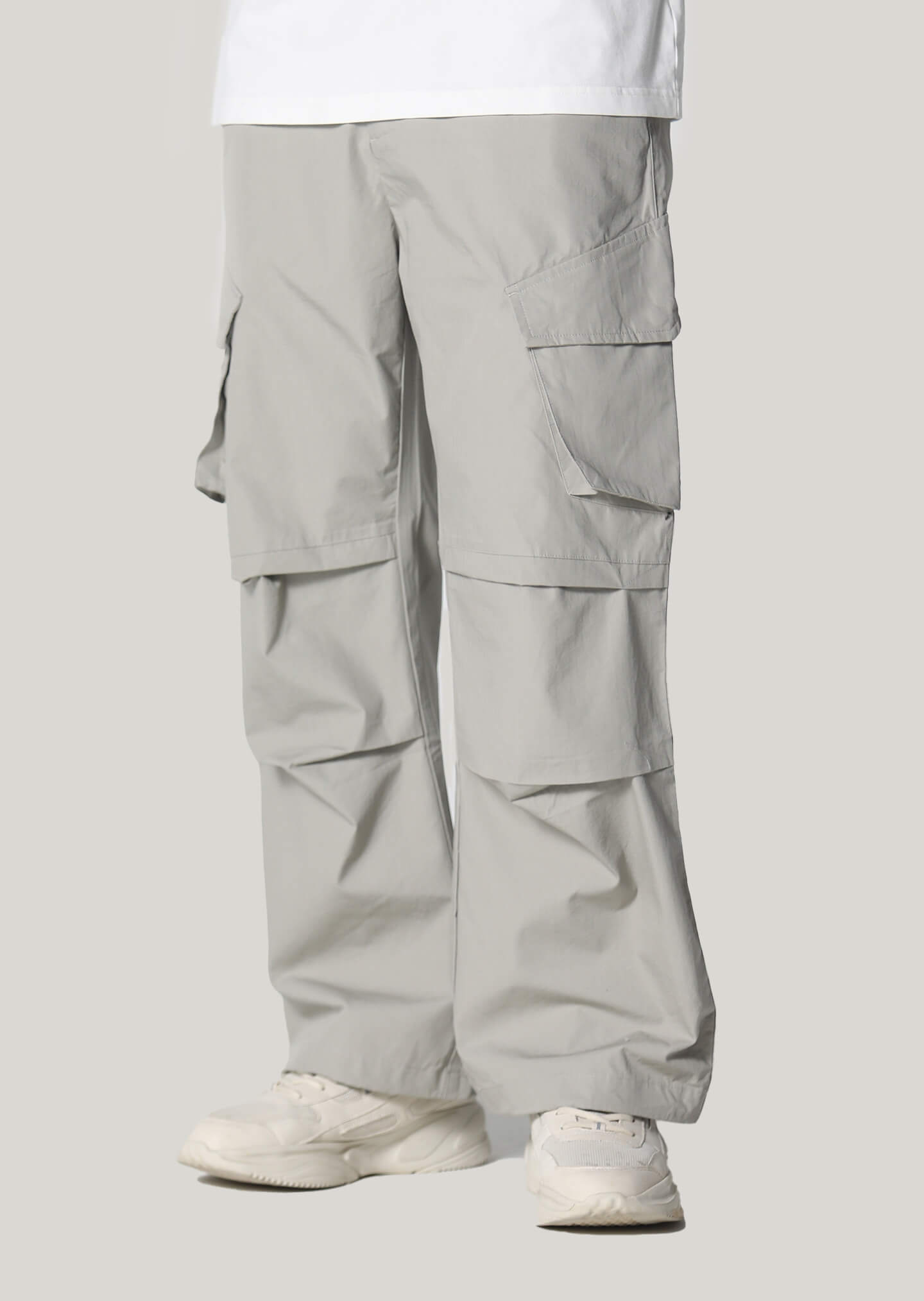 Walker Light Grey Cargo Trousers