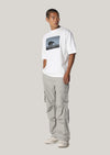 Walker Light Grey Cargo Trousers