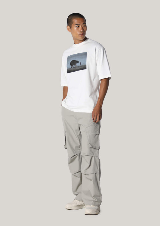 Walker Light Grey Cargo Trousers